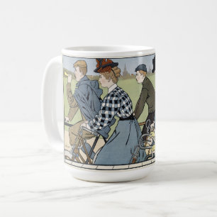 Mug Affiche vintage de cyclisme Art Nouveau de bicycle