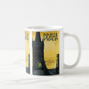 Mug Affiche vintage de Praha