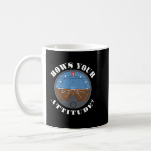 Mug Affiche votre attitude drôle Altitude Humour d'avi