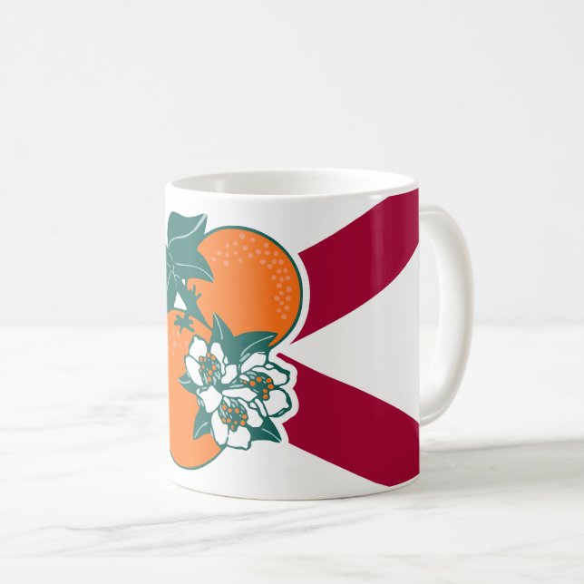 Mug Afficher vos couleurs - Floride (Devant droit)