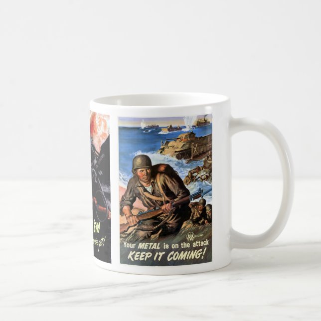 Mug Affiches #1 de la guerre mondiale 2 (Droite)