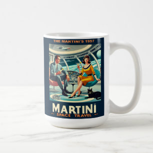 Mug Affiches de voyage spatiaux Martini Les Martini's