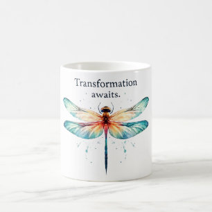 Mug Affirmation positive de libellules