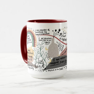 Mug Affirmations positives d'auto-amour