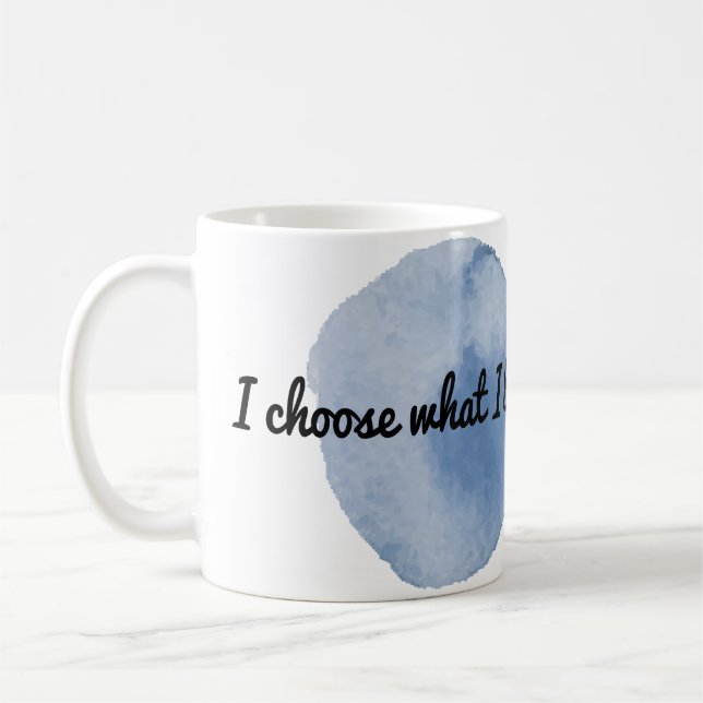 Mug affirmations positives du matin pour travailler du (Gauche)