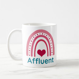 Mug Affluent Viva Magenta Boho Arc-en-ciel