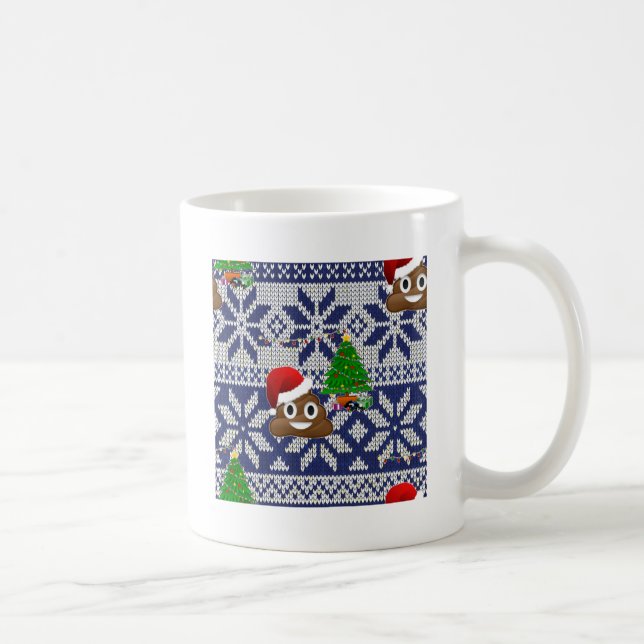 Mug affreux pull-over de Noël émoji (Droite)
