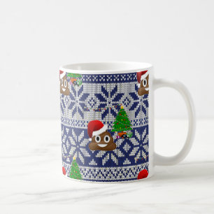 Mug affreux pull-over de Noël émoji