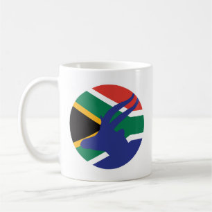 Mug Afrique du Sud Springbok Antelope Afrique du Sud