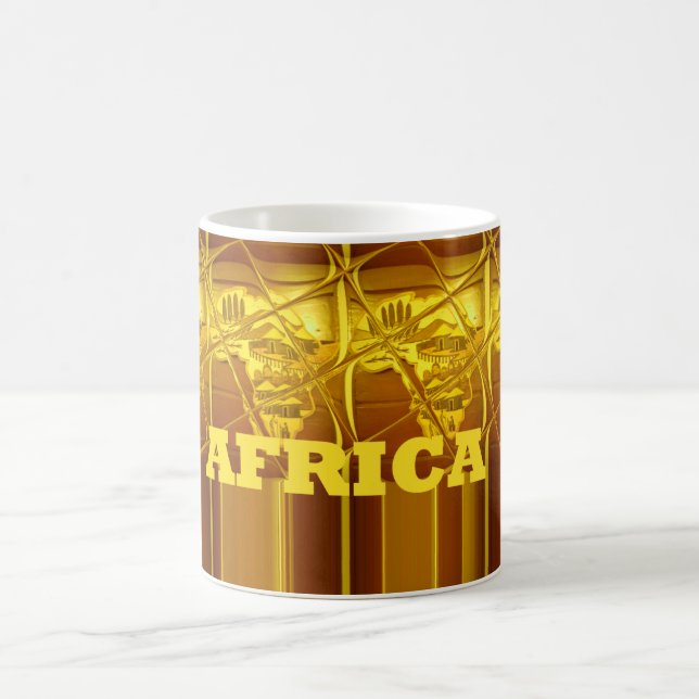 Mug Afrique Kenya Modèle d'images de boue (Centre)