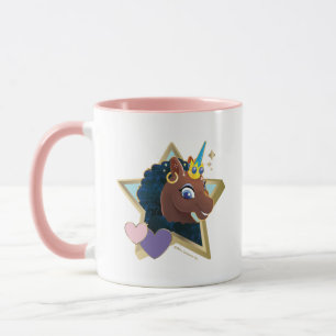 Mug Afro Unicorn étoile magique