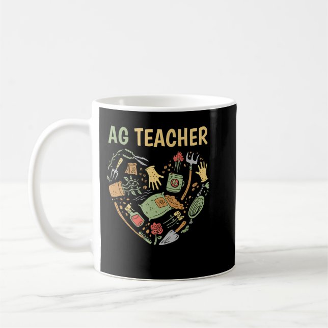 Mug AG Professeur Futur Agriculteur Agriculture Profes (Gauche)