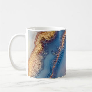 Mug Agate en dentelle bleue
