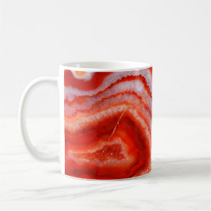 Mug Agate Orange Sanguine.