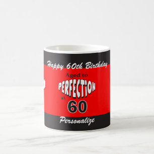 Mug Âgé à la perfection au soixantième anniversaire de