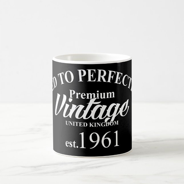 Mug Age À Perfection Premium Vintage 1961 (Créateur téléchargé)