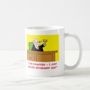 Mug âge de retraite de juge