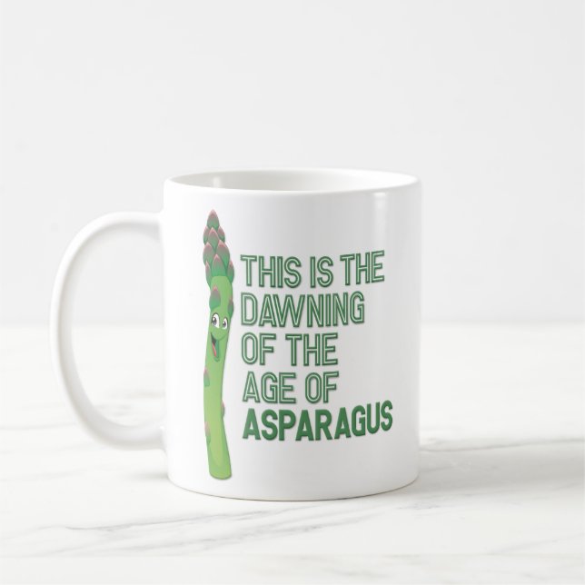 Mug "Âge drôle d'asperge" (Gauche)
