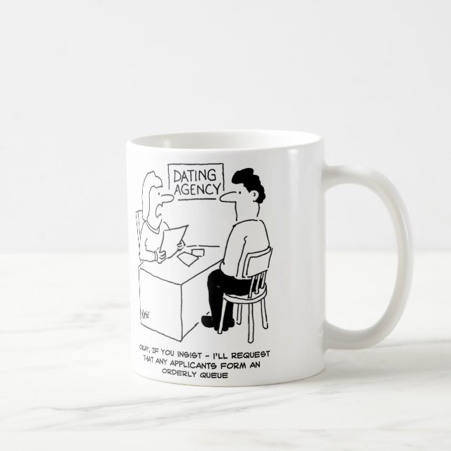 Mug Agence de rencontres - attend des admirateurs qu'i (Droite)