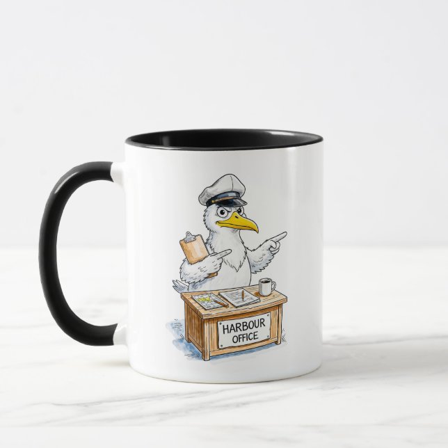 Mug Agent de port de Comic Bird (Gauche)