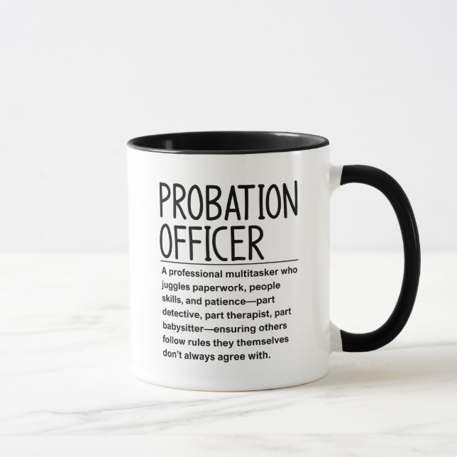 Mug Agent de probation (Droite)