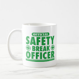 Mug Agent des pauses de sécurité drôle