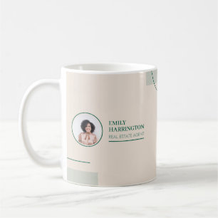 Mug Agent immobilier Lignes fines Sable