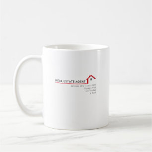 Mug Agent immobilier Quelqu'un qui prend la main