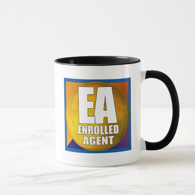MUG AGENT INSCRIT PAR LOGO D'EA (Droite)