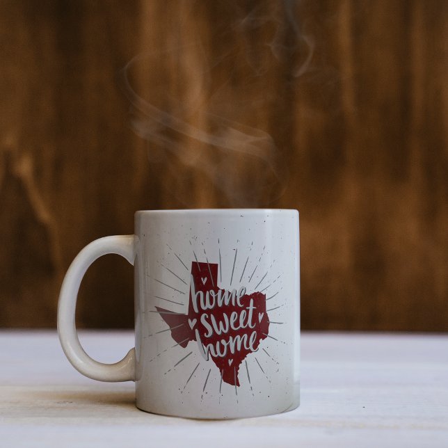 Mug Aggie Maroon Home Sweet Home Texas (Créateur téléchargé)