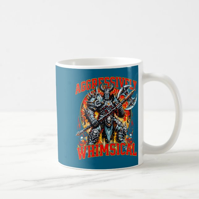Mug Aggressively Whimsical Dark Fantasy Warrior Battle (Droite)