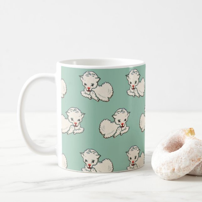 Mug Agneau de Pâques, Bébé animal de ferme, Religion V (Avec donut)
