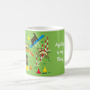 Mug Agrégation de chiens caricaturistes du Labrador R