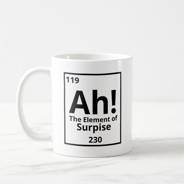 Mug Ah ! L'élément de surprise ! (Gauche)