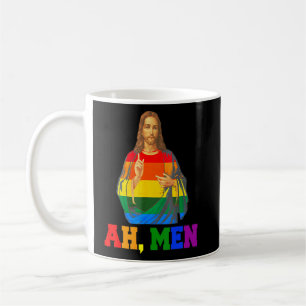 Mug Ah Men Christian Lgbt Gay pride Rainbow Drapeau Jé