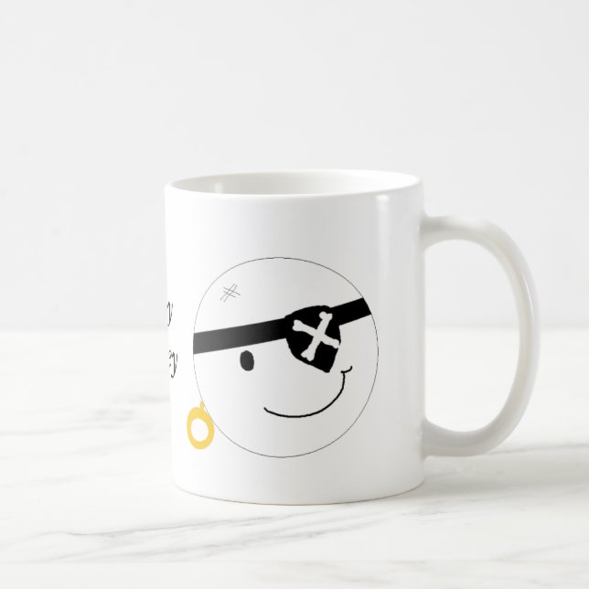 Mug Ahoy Matey Pirate Face (Droite)