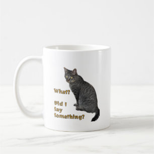 Mug Ai-je Dit Quelque Chose De Mignon Art De Chat