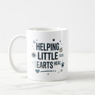 Mug Aide aux petits cœurs qui guérissent Conseiller de