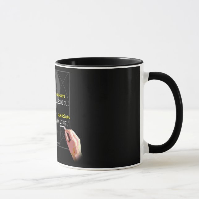 Mug Aide de questions dans la vie (Droite)