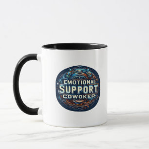 Mug Aide émotionnelle Coworker, Typographie Classique