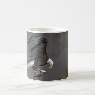 Mug Aigle Bald avec un poisson