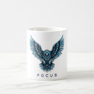 Mug Aigle Bleu Futuriste