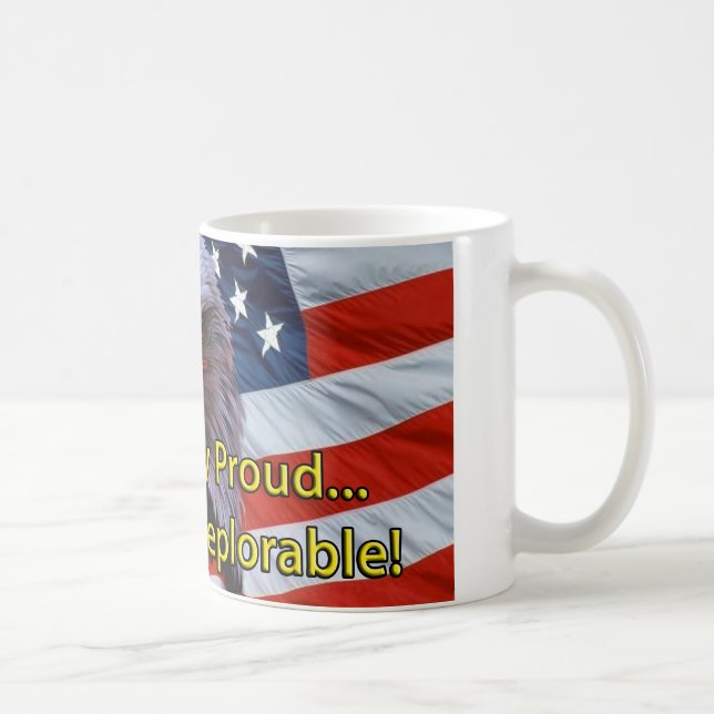 MUG AIGLE DÉPLORABLEMENT FIER D'ÊTRE DÉPLORABLE ! (Droite)