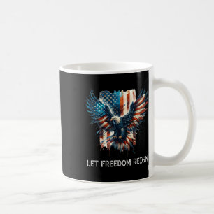 Mug Aigle du drapeau américain 4 juillet chemise laiss