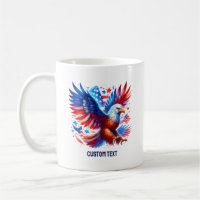 Aigle Patriotique Américain Rouge Blanc Bleu