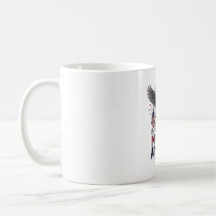 Mug Aigle Patriotique Fabriqué en Amérique Chemise 4 J