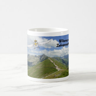 Mug Aigle polonais blanc dit Bienvenue à Zakopane. Wi