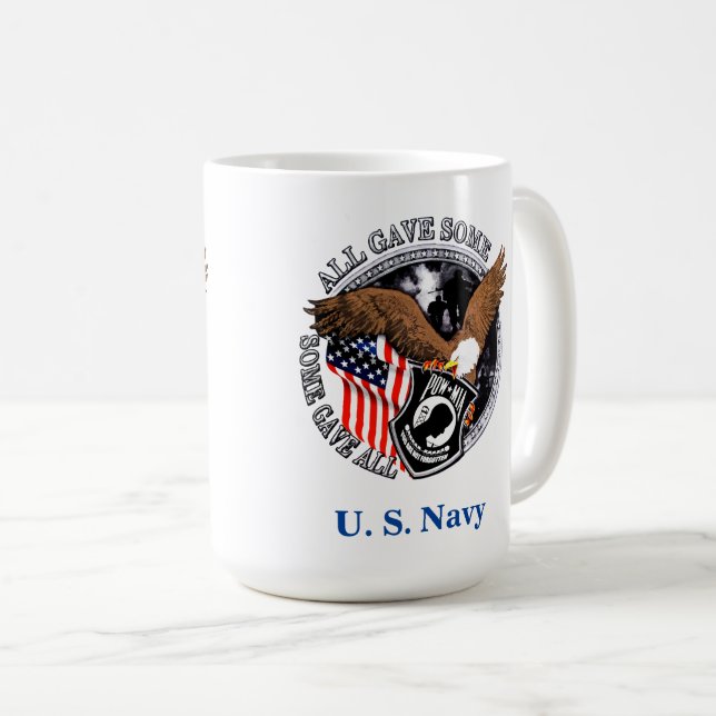 Mug Aigle vétéran Patriotique POW-MIA (Devant droit)