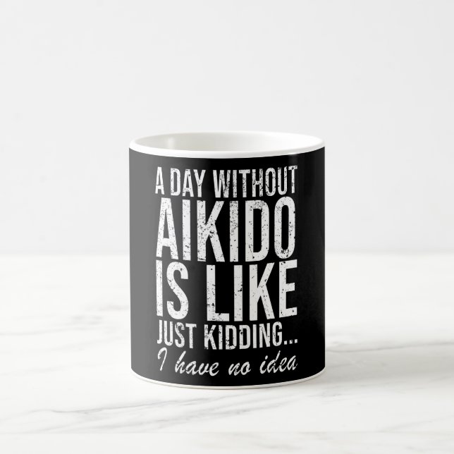 Mug Aikido Sport Arts Martiaux Dire Un Cadeau (Centre)