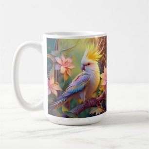 Mug Aile Iridescente Cockatiel Imaginaire Oiseau